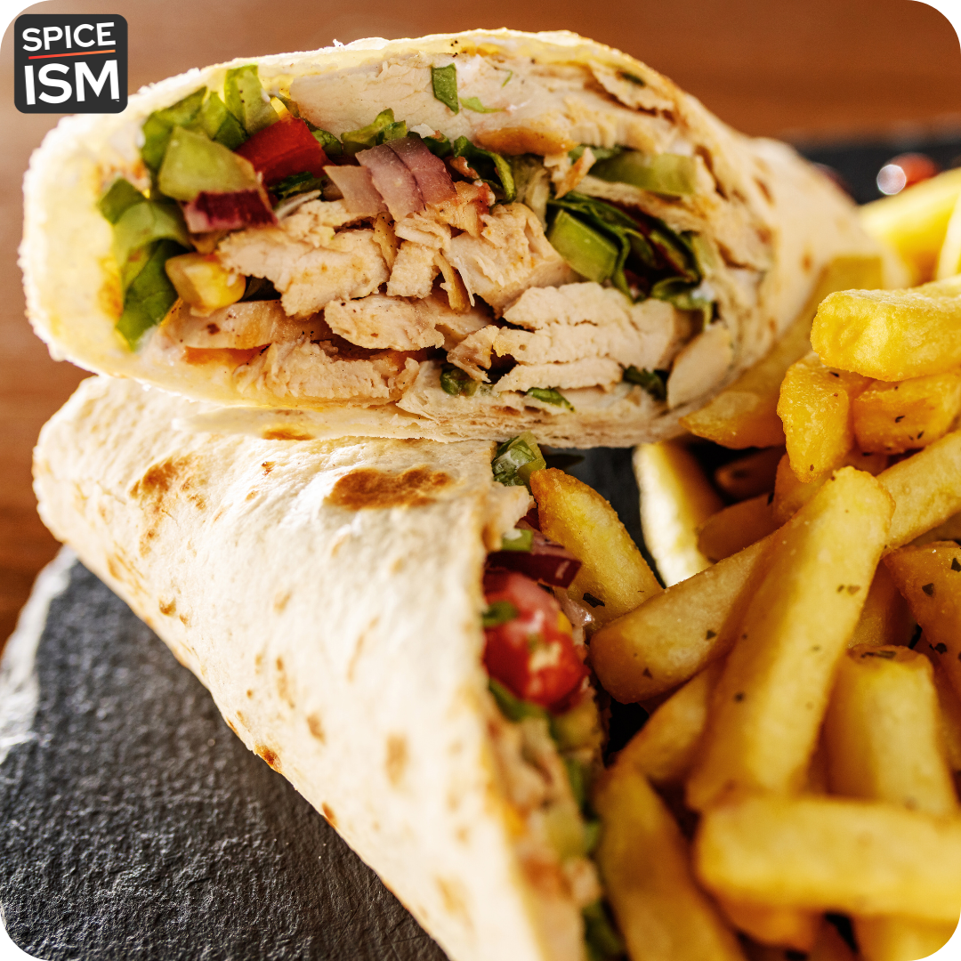 Fajita Chicken Wraps Recipe