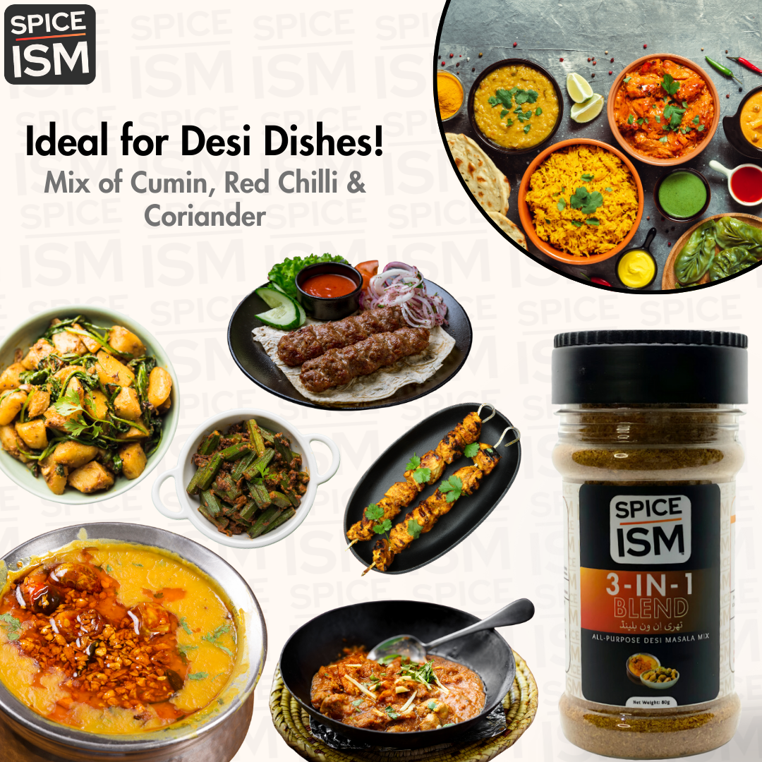 3-in-1 (Spice Blend of Cumin, Chillis & Coriander)
