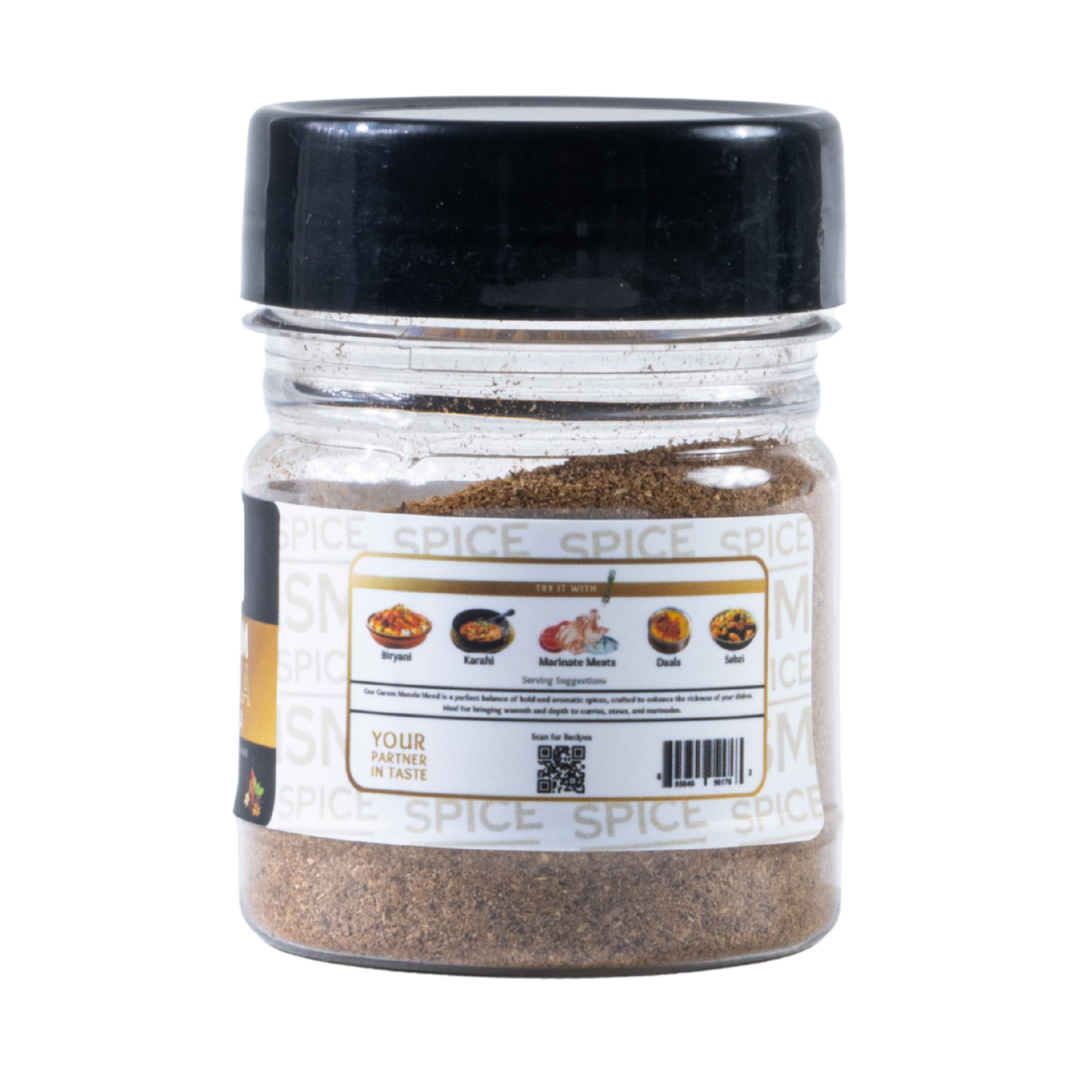 Sprinkling Garam Masala Spice Blend on curry and grilled meat