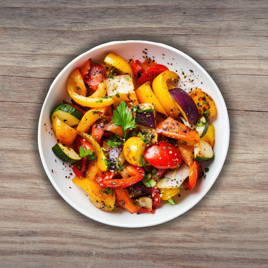 Roasted Vegetables with Italian Blend Recipe