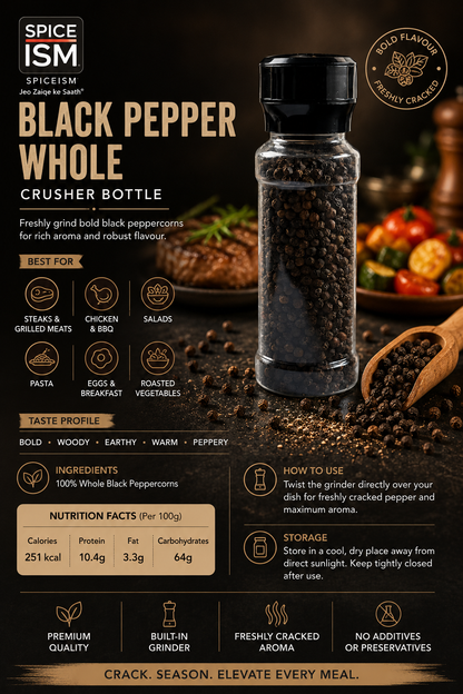 Black Pepper Whole Crusher