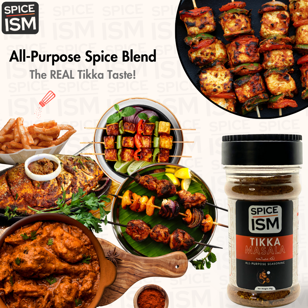 Tikka Masala Spice Blend used for grill and BBQ meats and vegetables – rich desi seasoning