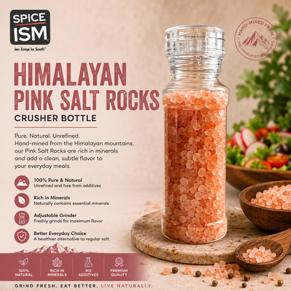 Himalayan Pink Salt Rocks (Crusher Bottle)