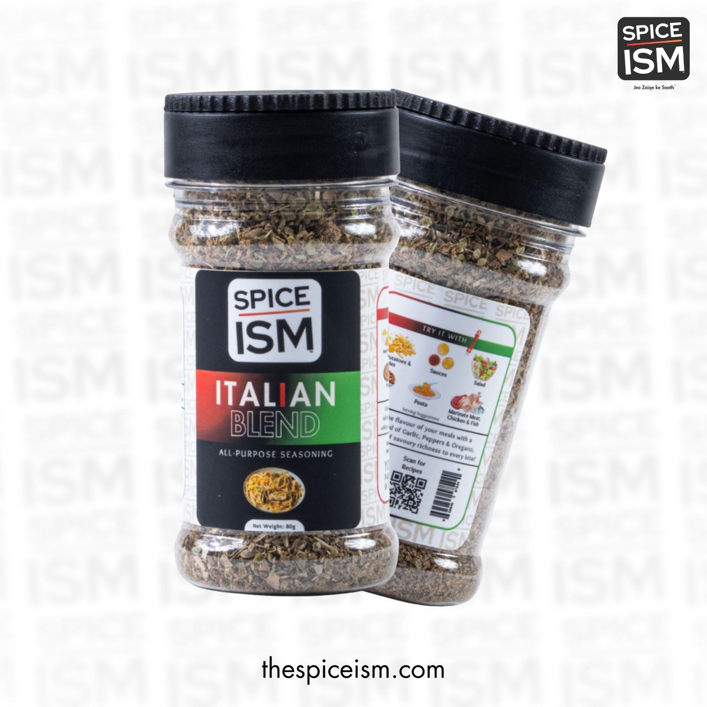 Italian seasoning sprinkled on pasta and pizza – aromatic herb blend